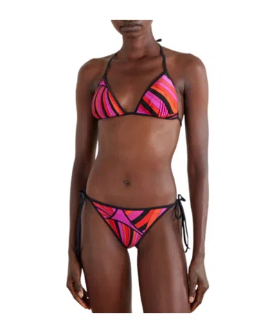 Pucci Striped Bikini Briefs In Black