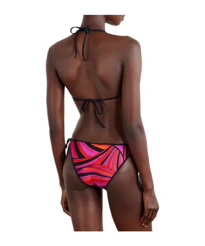 Pucci Striped Bikini Briefs In Black
