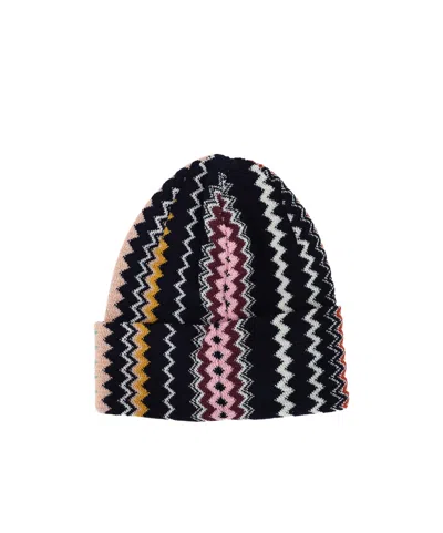 Missoni Knitted Hat In Multi