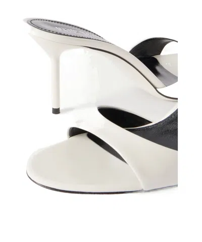 Paris Texas Patent-leather Mules In White