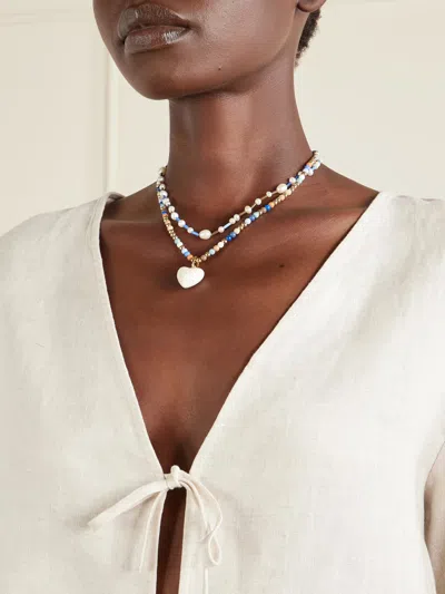 Assouline Colorful Doublelayer Necklace In Multi