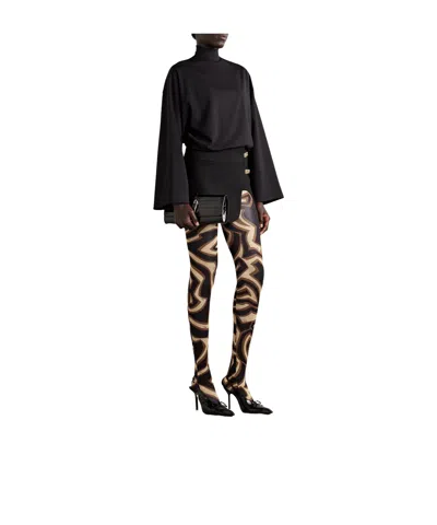Pucci Printed Tights In Multi