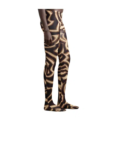 Pucci Printed Tights In Multi