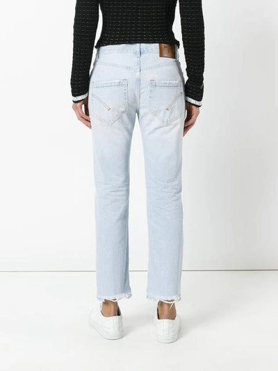 Shop Dondup Distressed Cropped Jeans