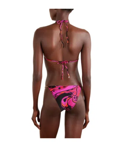 Pucci Printed Bikini Briefs In Pink