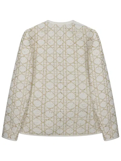Dior Regular Fit Wool-blend Blazer In Neutral