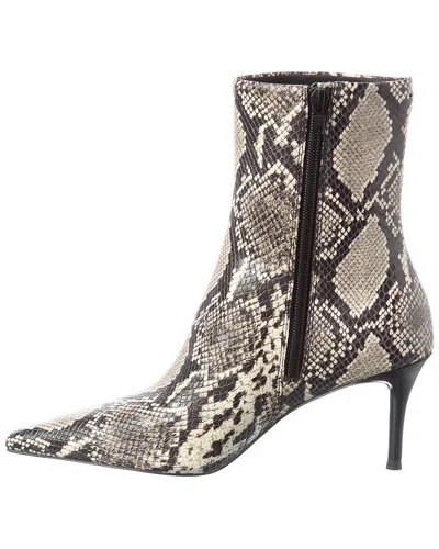 Rag & Bone Mercer Snake-embossed Leather Ankle Boots In Brown