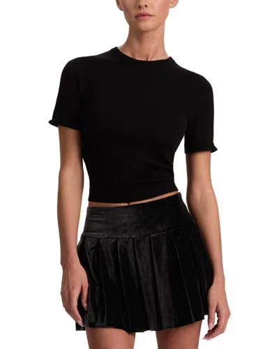 Alice And Olivia Alice + Olivia Aster Wool-blend Pullover In Black