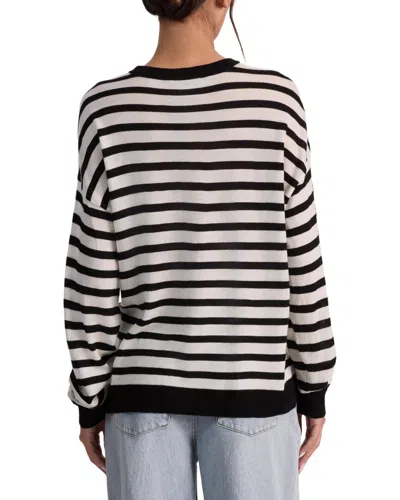 Alice And Olivia Mitchell Wool Pullover In White