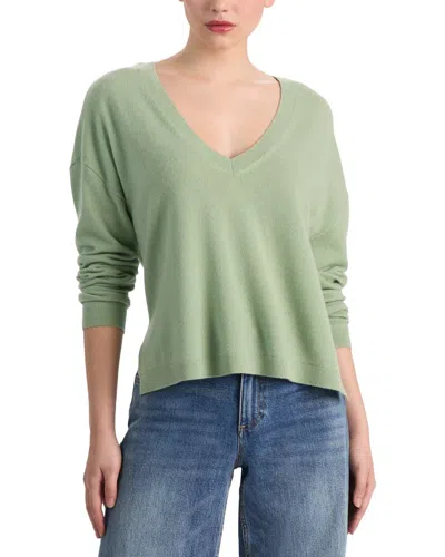 Alice And Olivia Williams Cashmere Pullover In Green