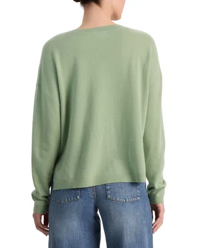Alice And Olivia Williams Cashmere Pullover In Green