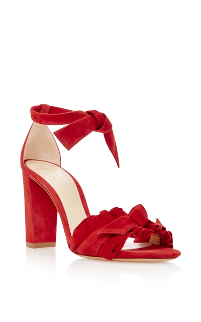 Alexandre Birman Lupita Suede Sandals