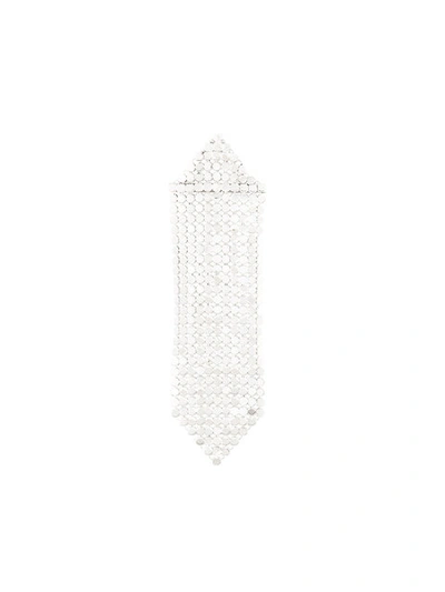 Rabanne Paco  Chain Mail Earring - Metallic In Metallic