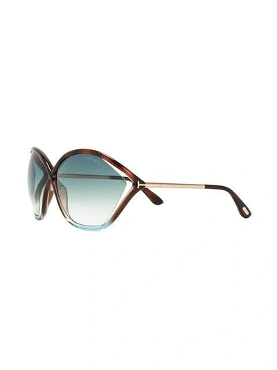 Shop Tom Ford Eyewear Bella Sunglasses - Brown