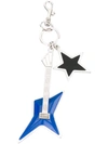 Versace Silver-tone Metal Key Ring And Clasp