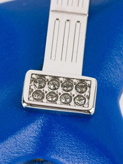 Versace Silver-tone Metal Key Ring And Clasp