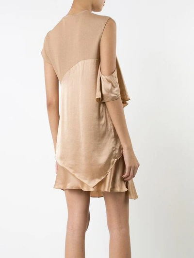 Shop Esteban Cortazar Asymmetric Top - Neutrals