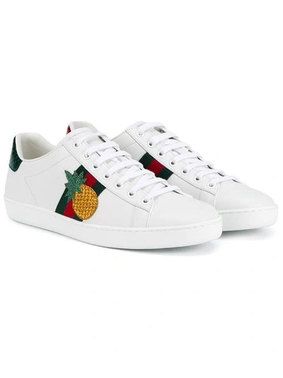 Shop Gucci Patch Sneakers