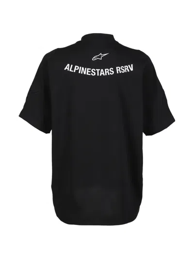 Alpinestars Logo-print Mesh-panel T-shirt In Black