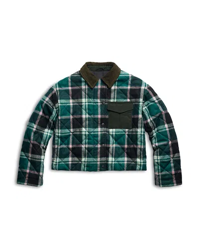Canada Goose Terra Wool Blend Quilted Jacket In Multi