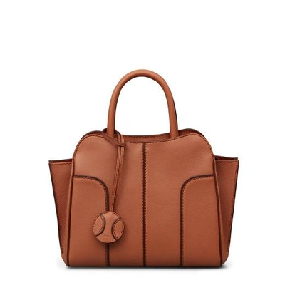 Shop Tod's Sella Bag Small In Brown