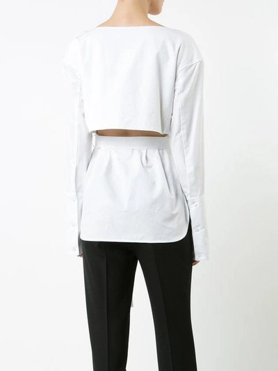 Shop Protagonist Belted Wrap Blouse