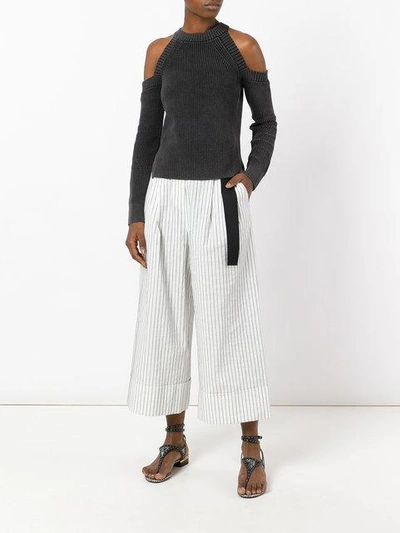Shop Tibi Lightweight Cropped Trousers