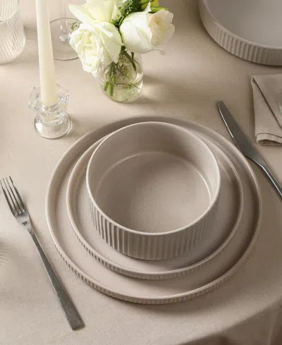 Stone Lain Haven 32-piece Dinnerware Set Stoneware In Brown