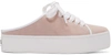 OPENING CEREMONY Pink Suede Cici Lace-Up Slide Sneakers