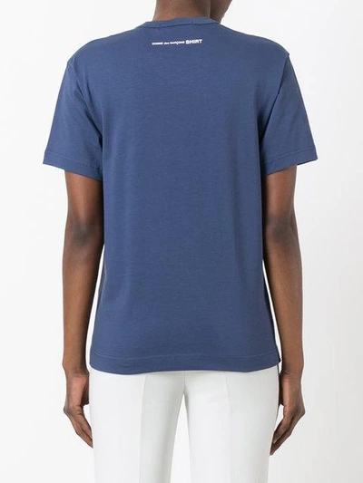 Shop Comme Des Garçons Shirt Classic T-shirt - Blue