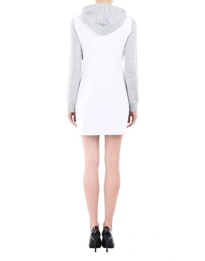 Shop Moschino Minidress In Light Grey