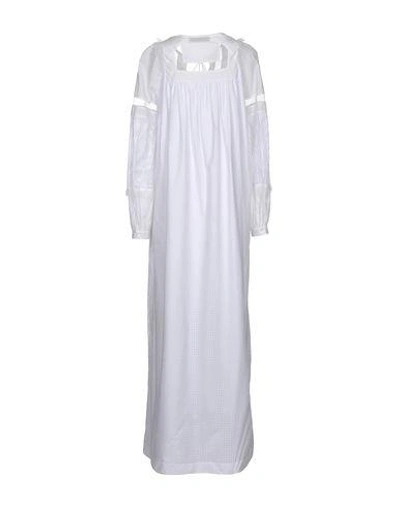 Shop Veronique Branquinho Long Dress In White