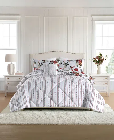 Lenox Christmas Trimmings 4-piece Comforter Set, King In Multi