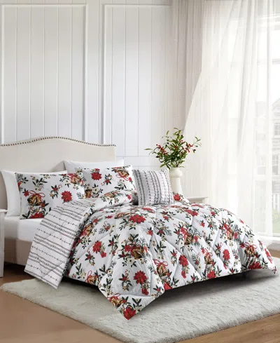 Lenox Christmas Trimmings 4-piece Comforter Set, King In Multi