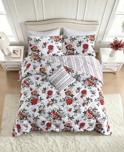 Lenox Christmas Trimmings 4-piece Comforter Set, King In Multi