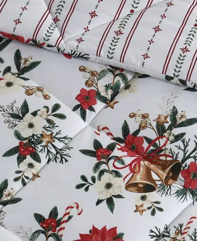 Lenox Christmas Trimmings 4-piece Comforter Set, King In Multi
