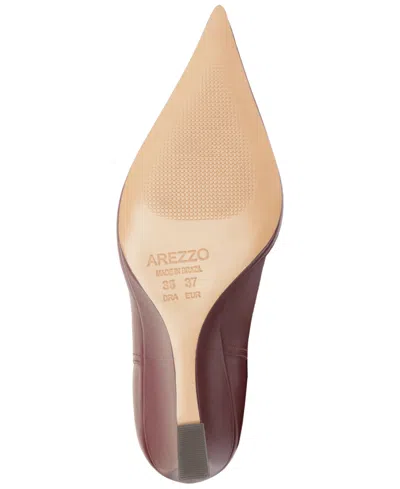 Arezzo Cara Wedge Bootie In Brown
