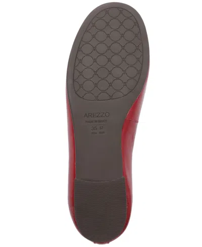 Arezzo Shae Ballet Flat In Red