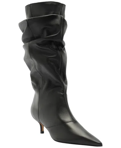 Arezzo Skyler Pointed Toe Boot In Black