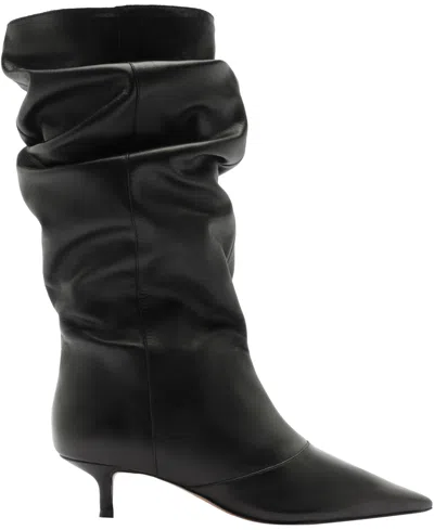 Arezzo Skyler Pointed Toe Boot In Black