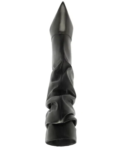 Arezzo Skyler Pointed Toe Boot In Black