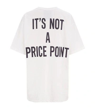 Shop Moschino Printed Slogan Oversized T-shirt