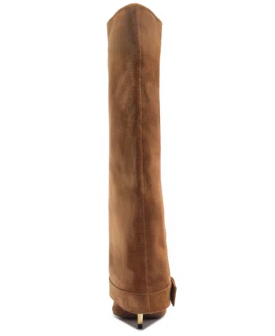Arezzo Kenny Knee High Boot In Brown