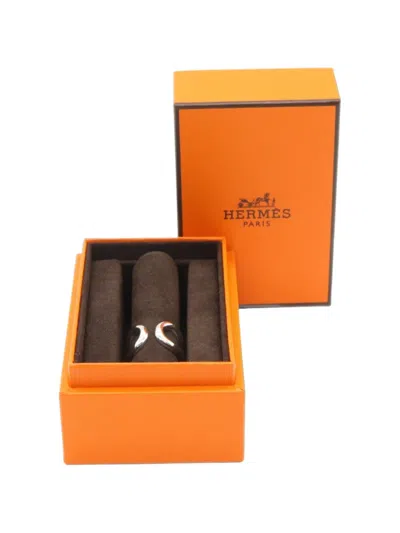 Pre-owned Hermes 2010s Pm Lima Ring In 银色