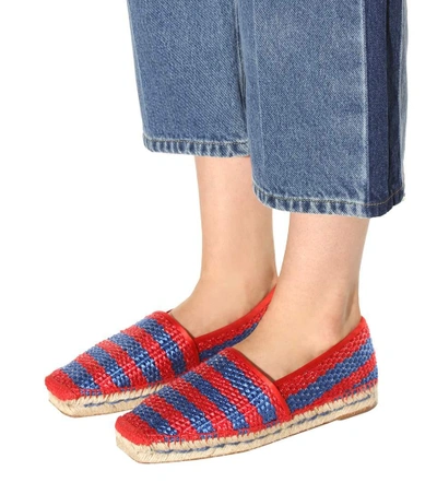 Shop Balenciaga Bazar Espadrilles In Red