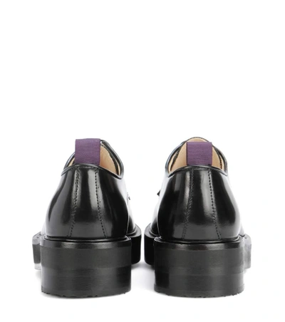 Shop Eytys Kingston Leather Derby Shoes In Llack