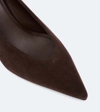 Max Mara Suede Pumps In Brown