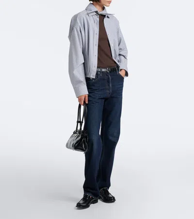 Prada Mid-rise Straight Jeans In Blue