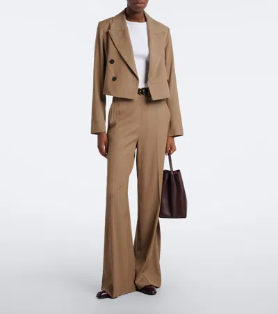 Joseph Sami Twill Jacket In Brown