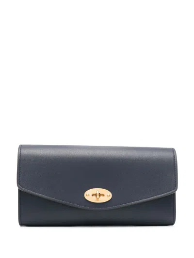 Mulberry Darley Leather Wallet In Purple
